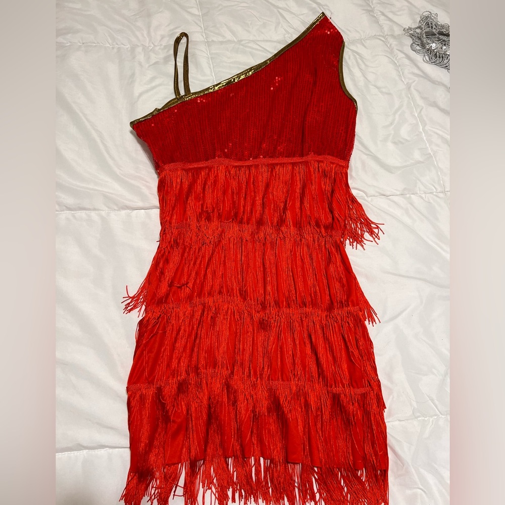 Ruby Dazzle Flapper Dress